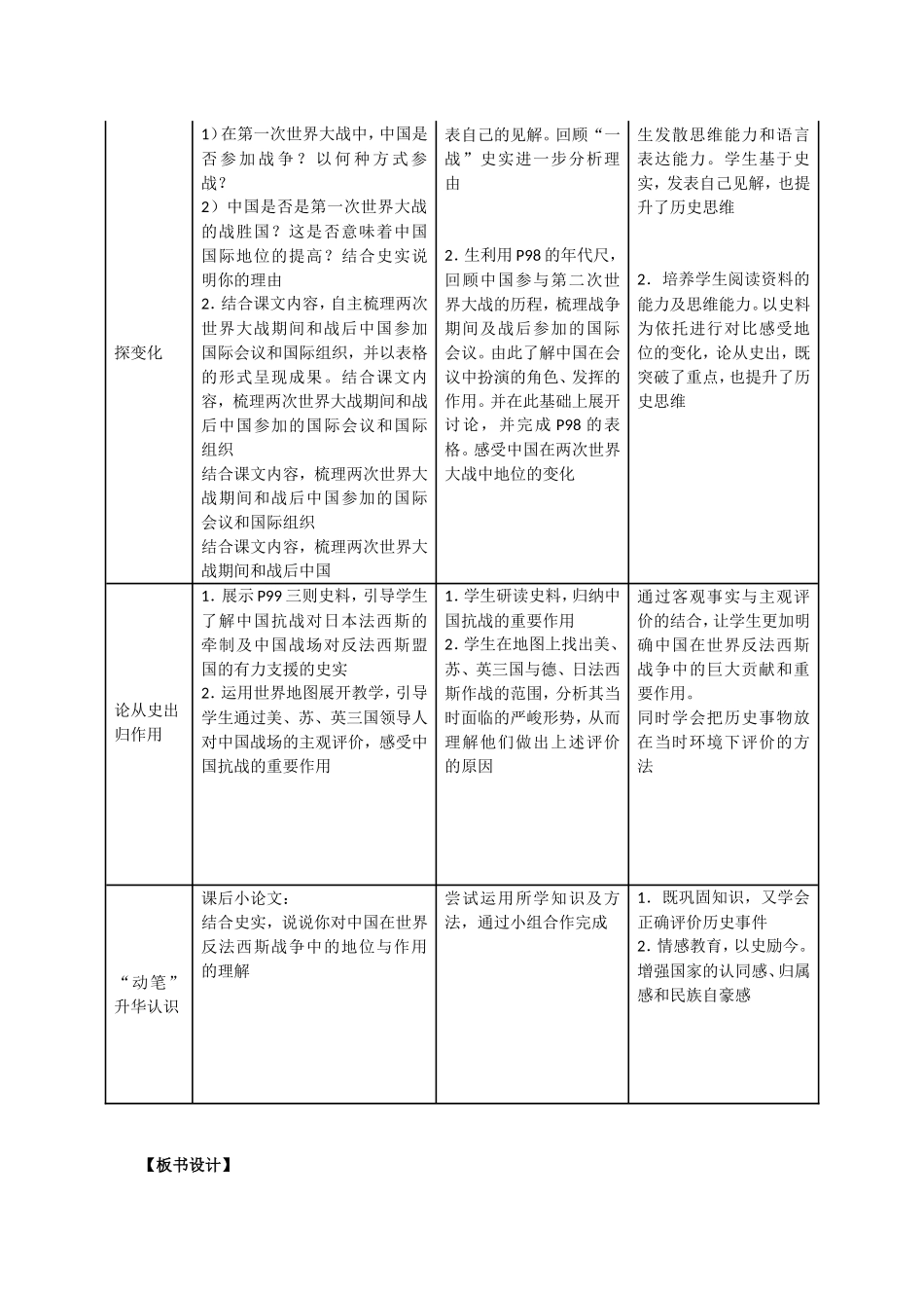 在世界反法西斯战争中看中国的地位与作用教案_第2页