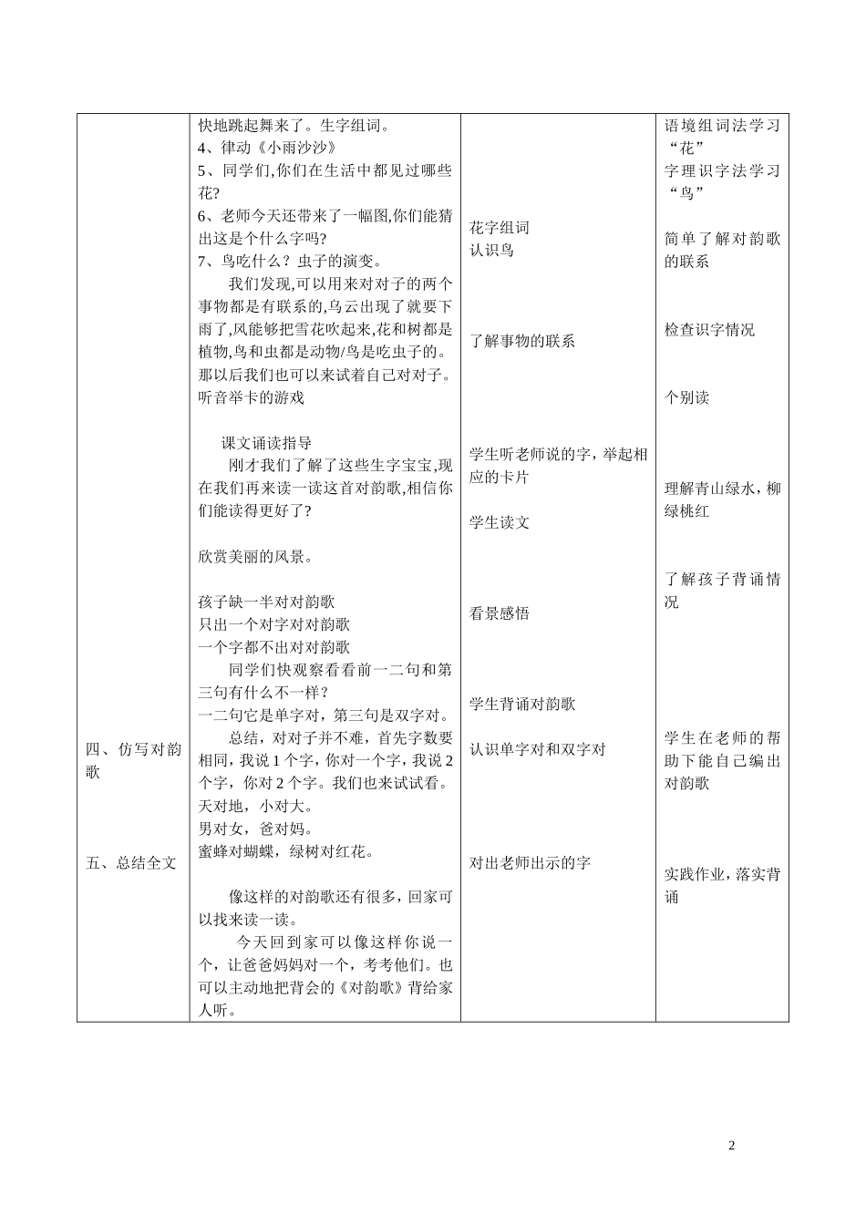 对韵歌教学设计_第2页