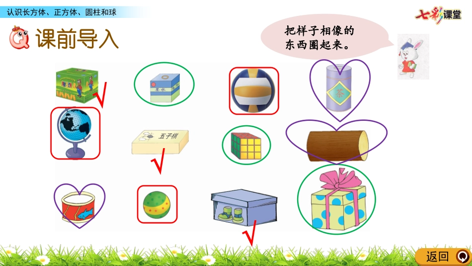 认识长方体、正方体、圆柱和球_第2页