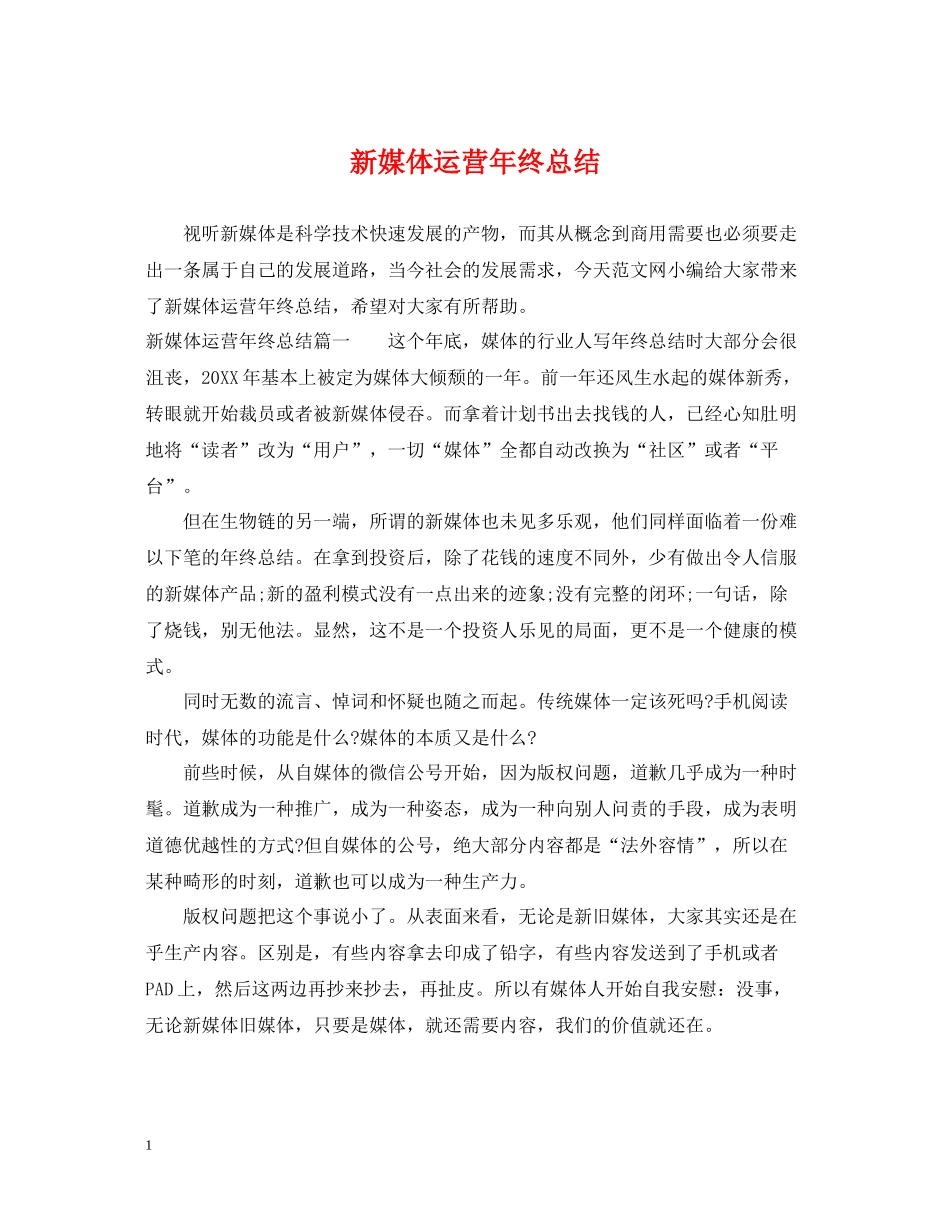 新媒体运营年终总结_第1页