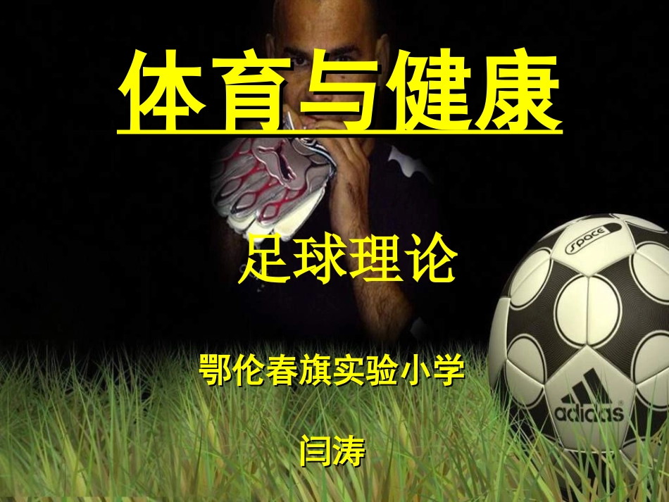 体育与健康理论课《足球理论教学》_第3页