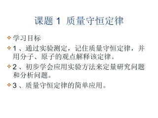 质量守恒定律 (2)