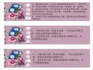 多样与统一课件PPT下载人教新课标五年级美术下册课件