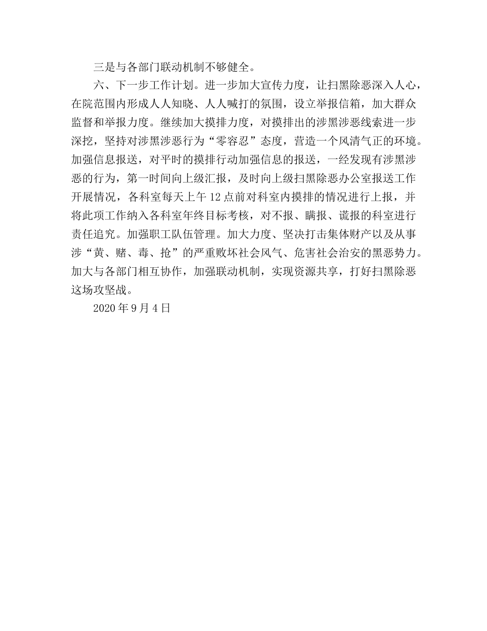 除恶专项行动阶段性工作总结模板 _第2页