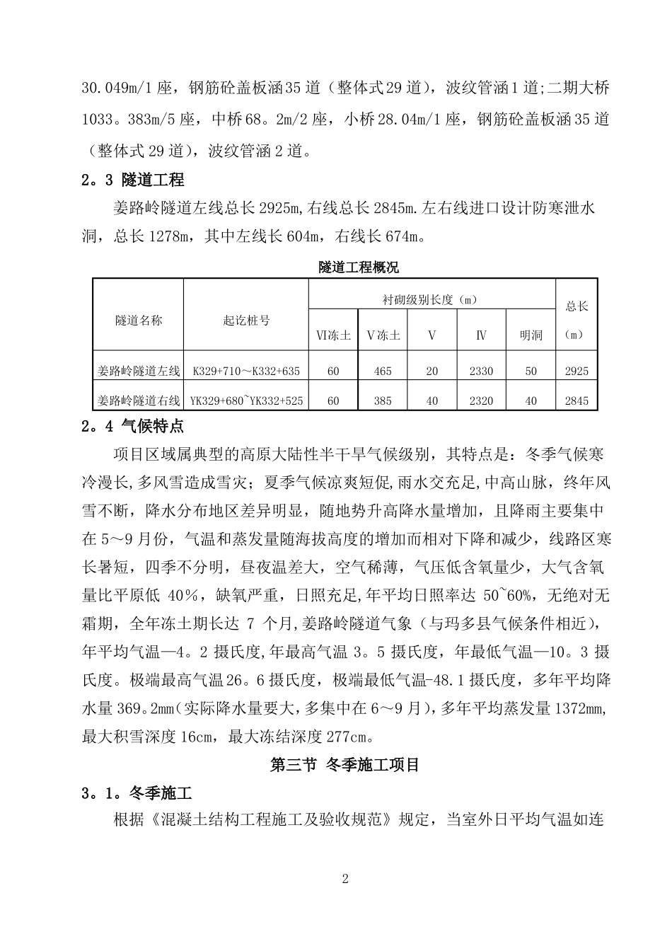 冬季混凝土施工专项施工方案_第2页