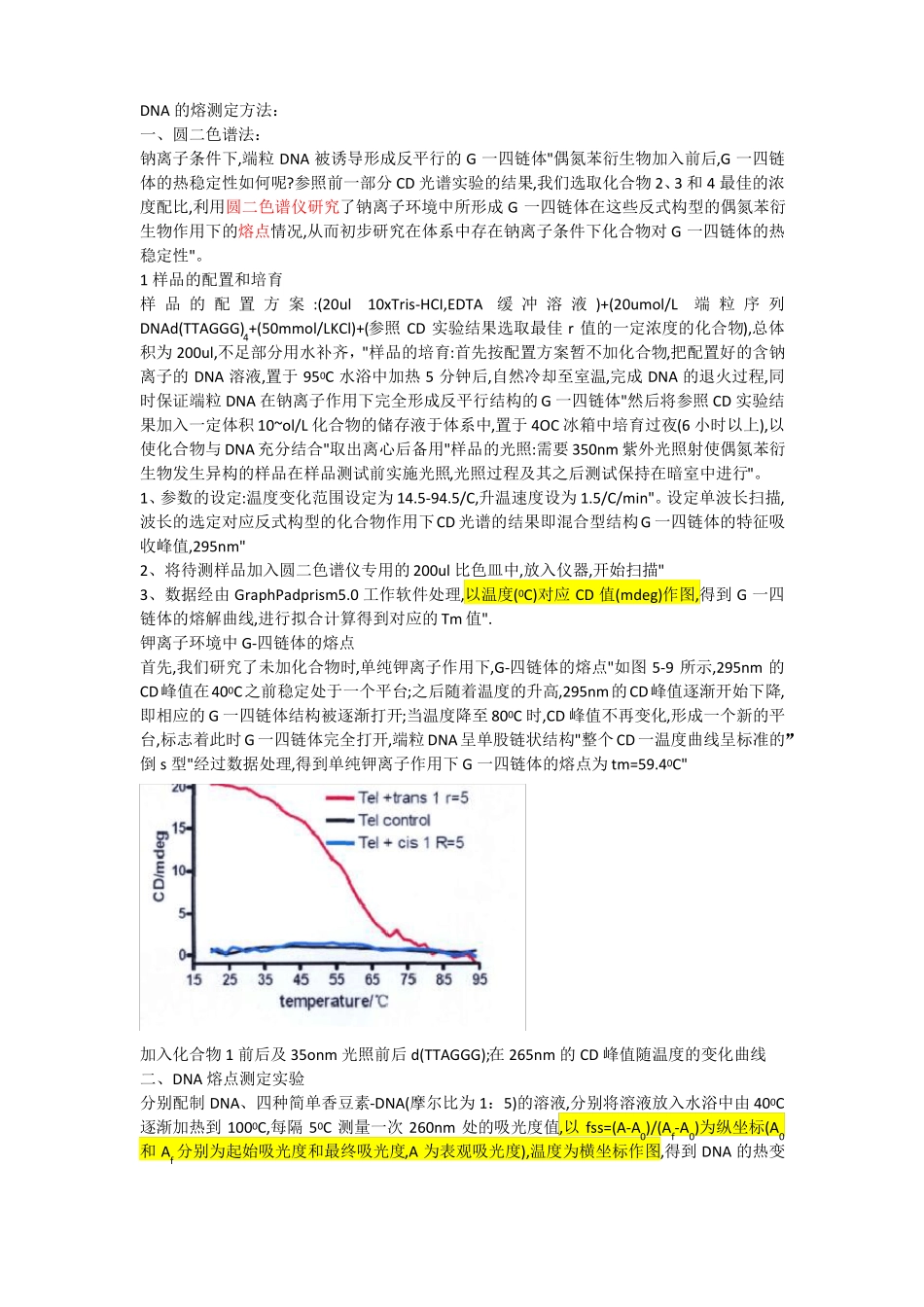 DNA的熔测定方法_第1页