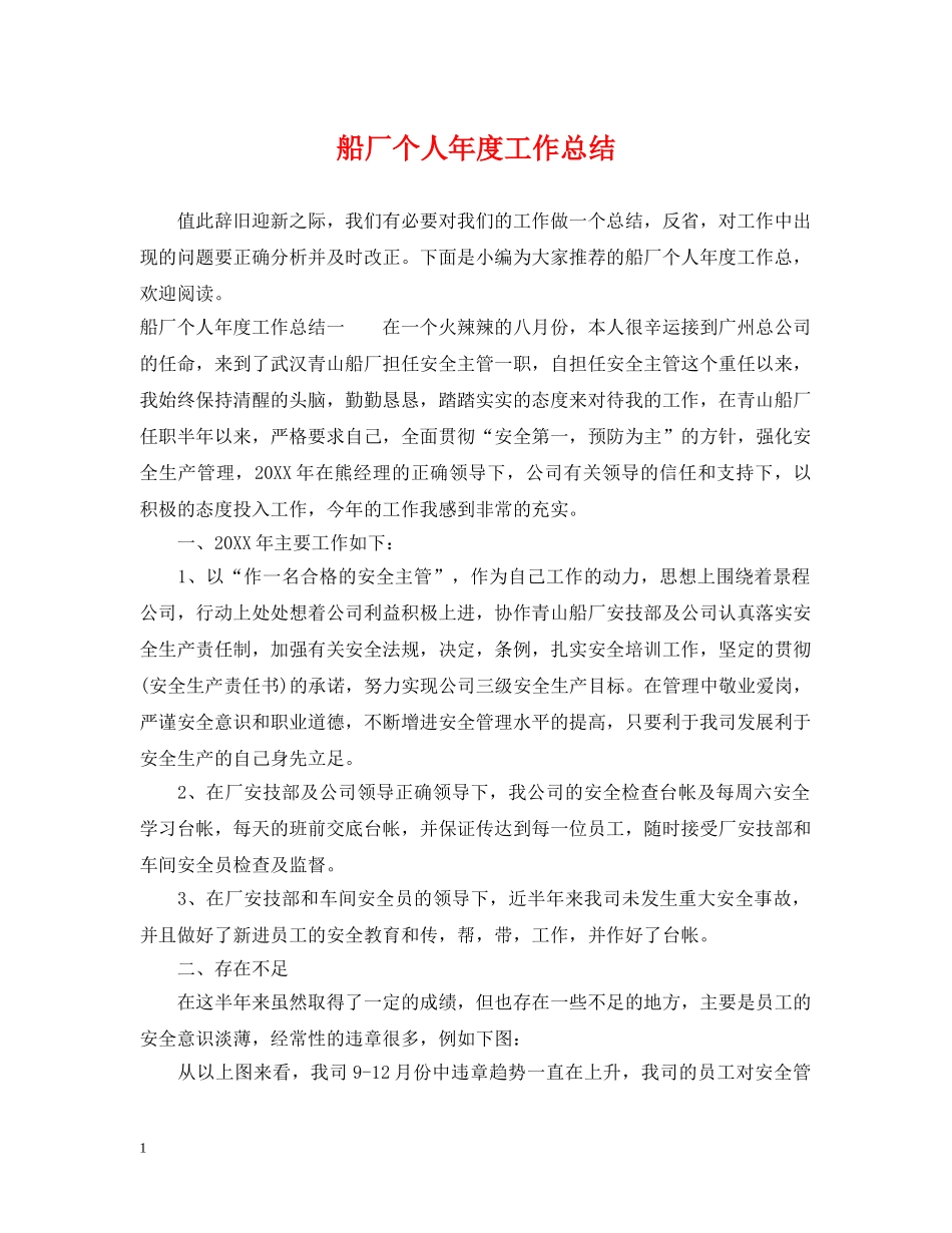 船厂个人年度工作总结 _第1页