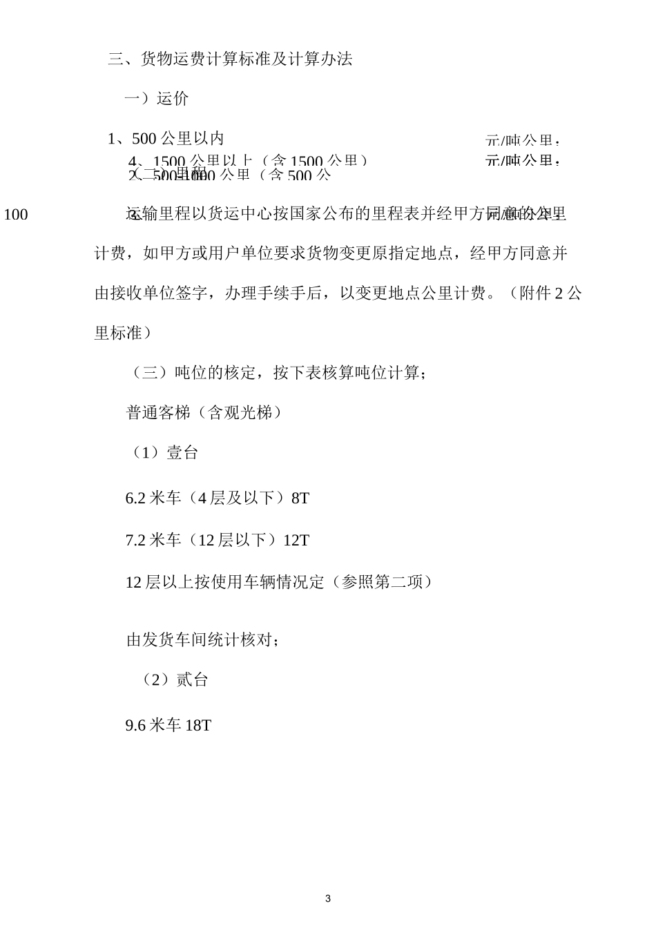 货物运输协议书_第3页