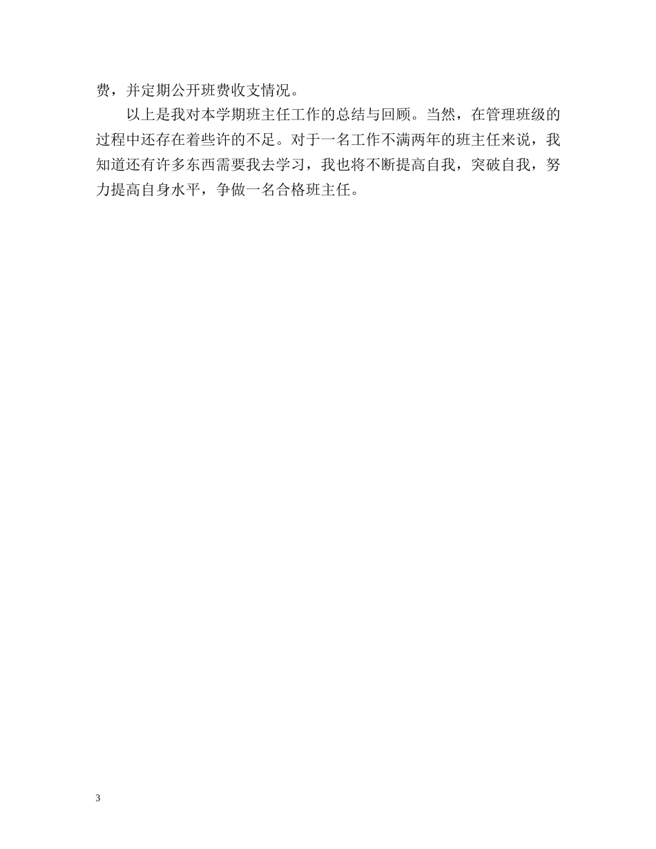 班主任工作总结应就事论事 _第3页