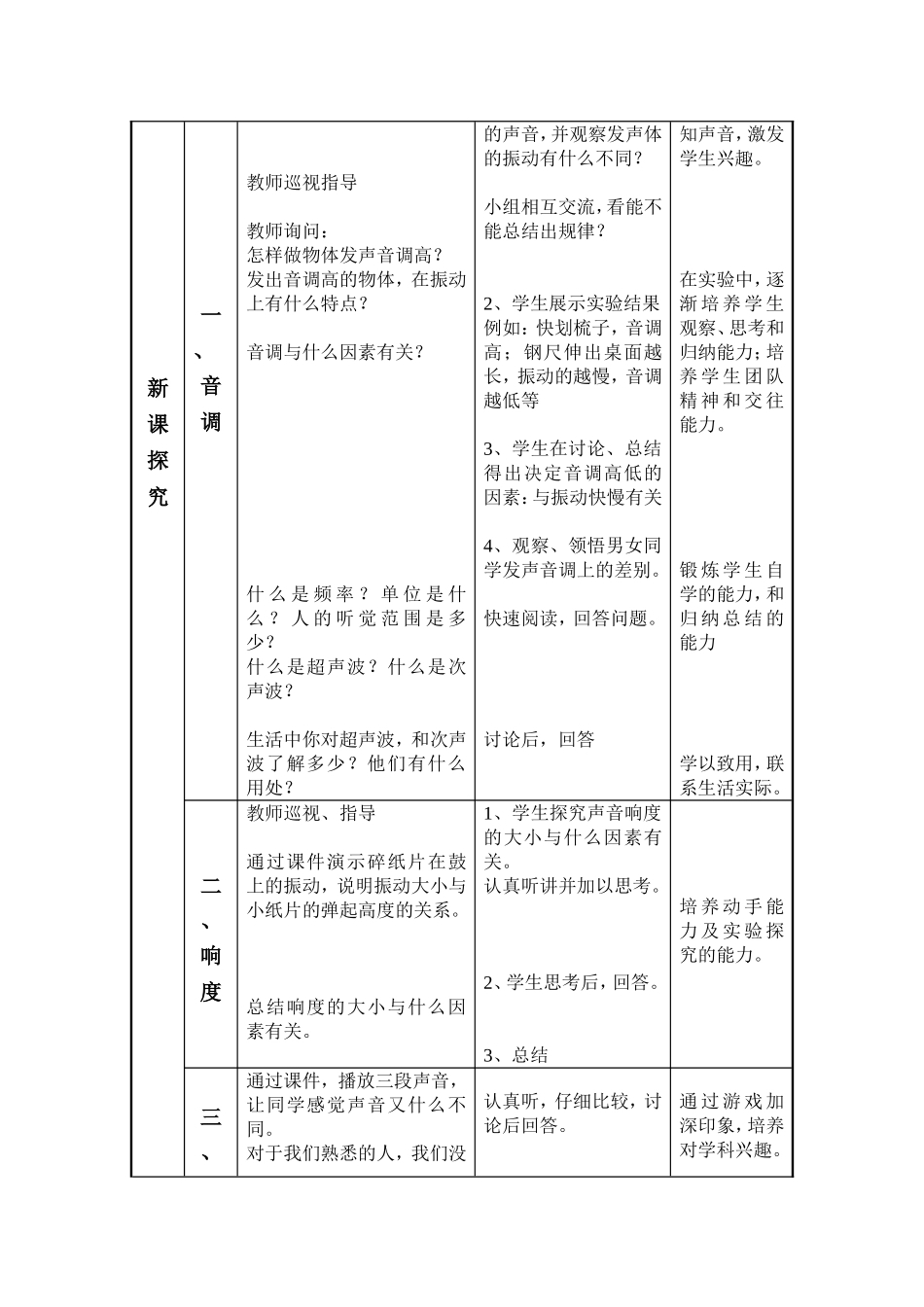 声音的特性教学设计_第3页