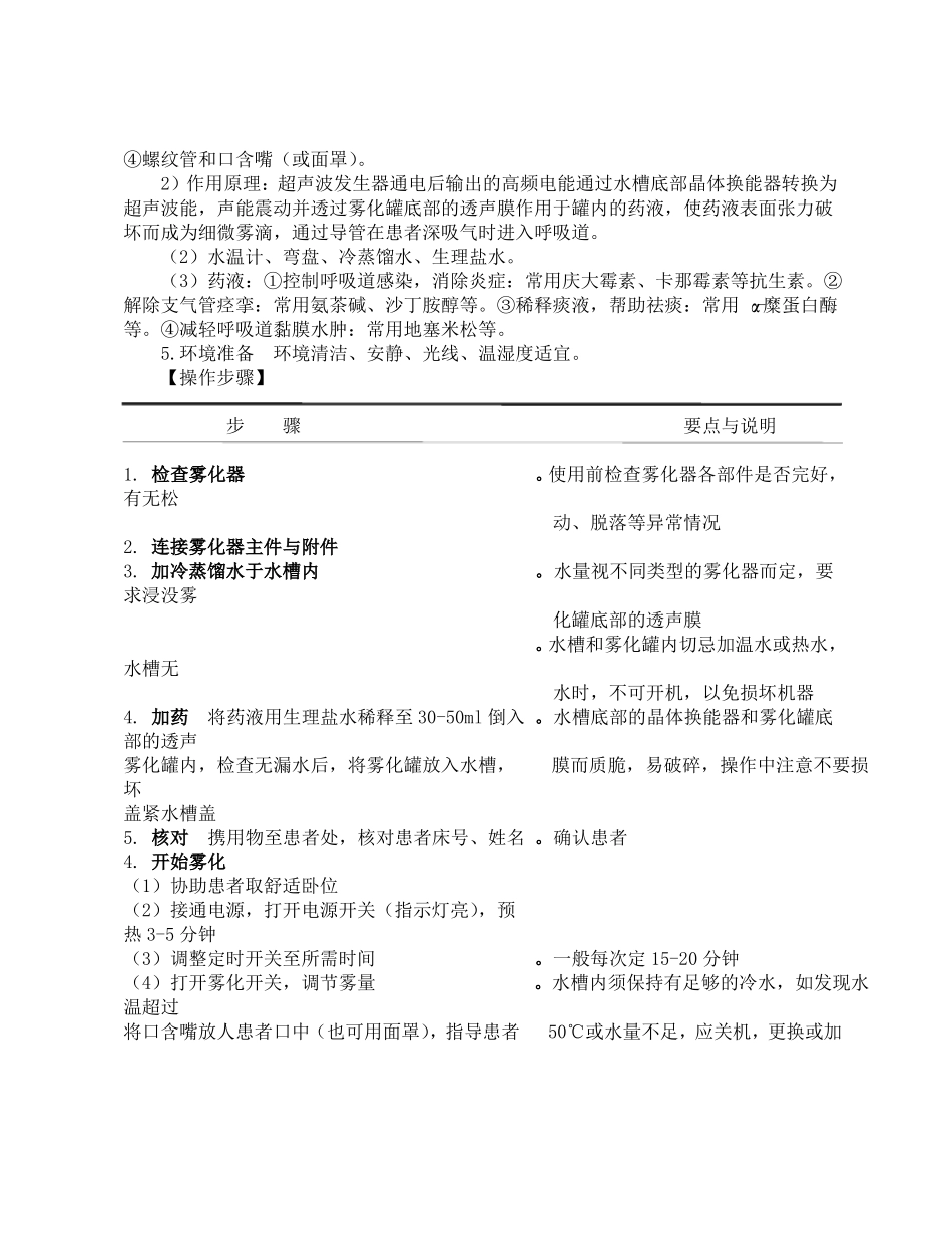 雾化吸入法及护理_第2页