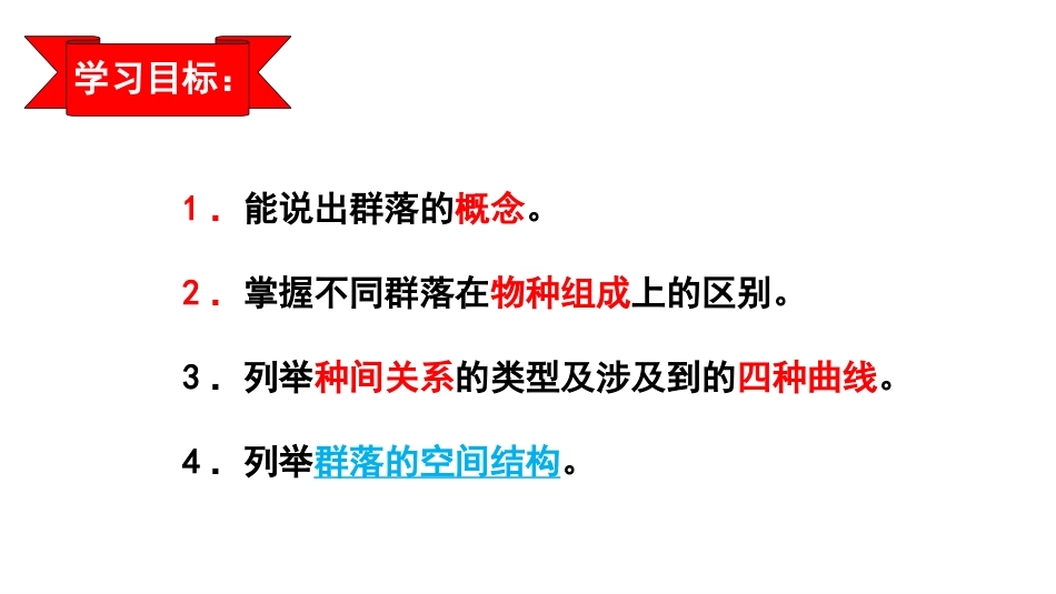 人教版生物必修三课件：43群落的结构_第2页
