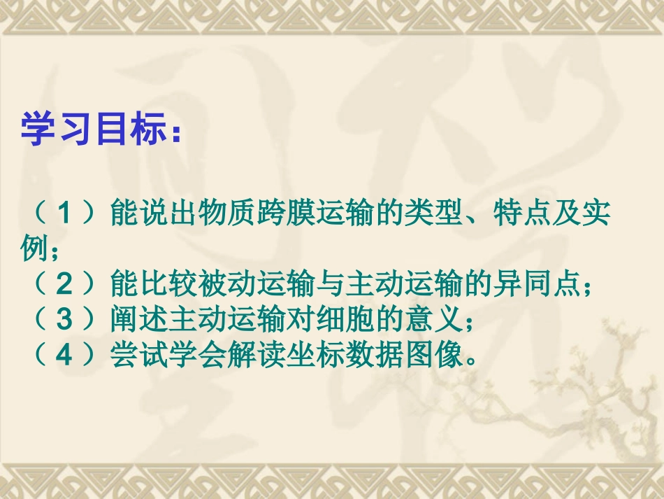 物质跨膜运输的方式课件（人教版必修）_第3页