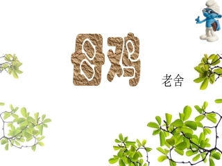 《母鸡》课件PPT (2)