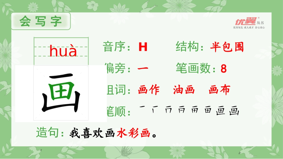（生字课件）5玲玲的画_第2页