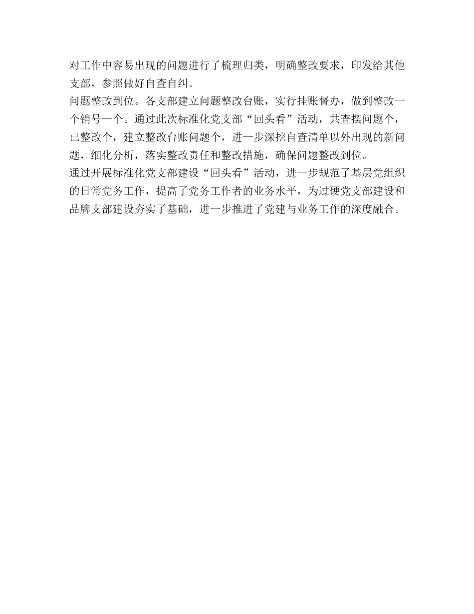 标准化党支部建设“回头看”活动总结 _第2页