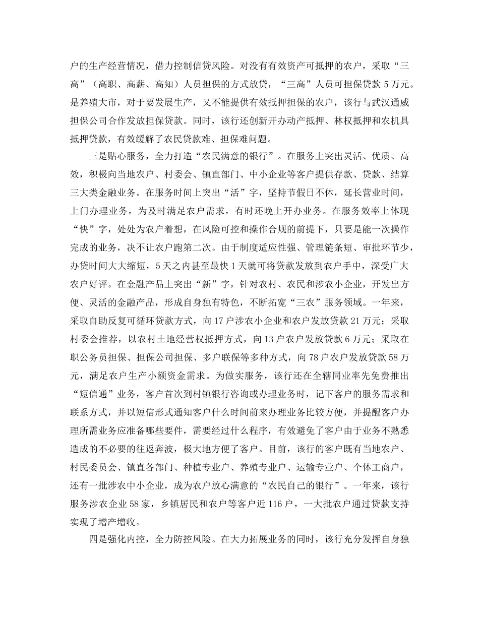 村镇银行年终总结范文 _第3页