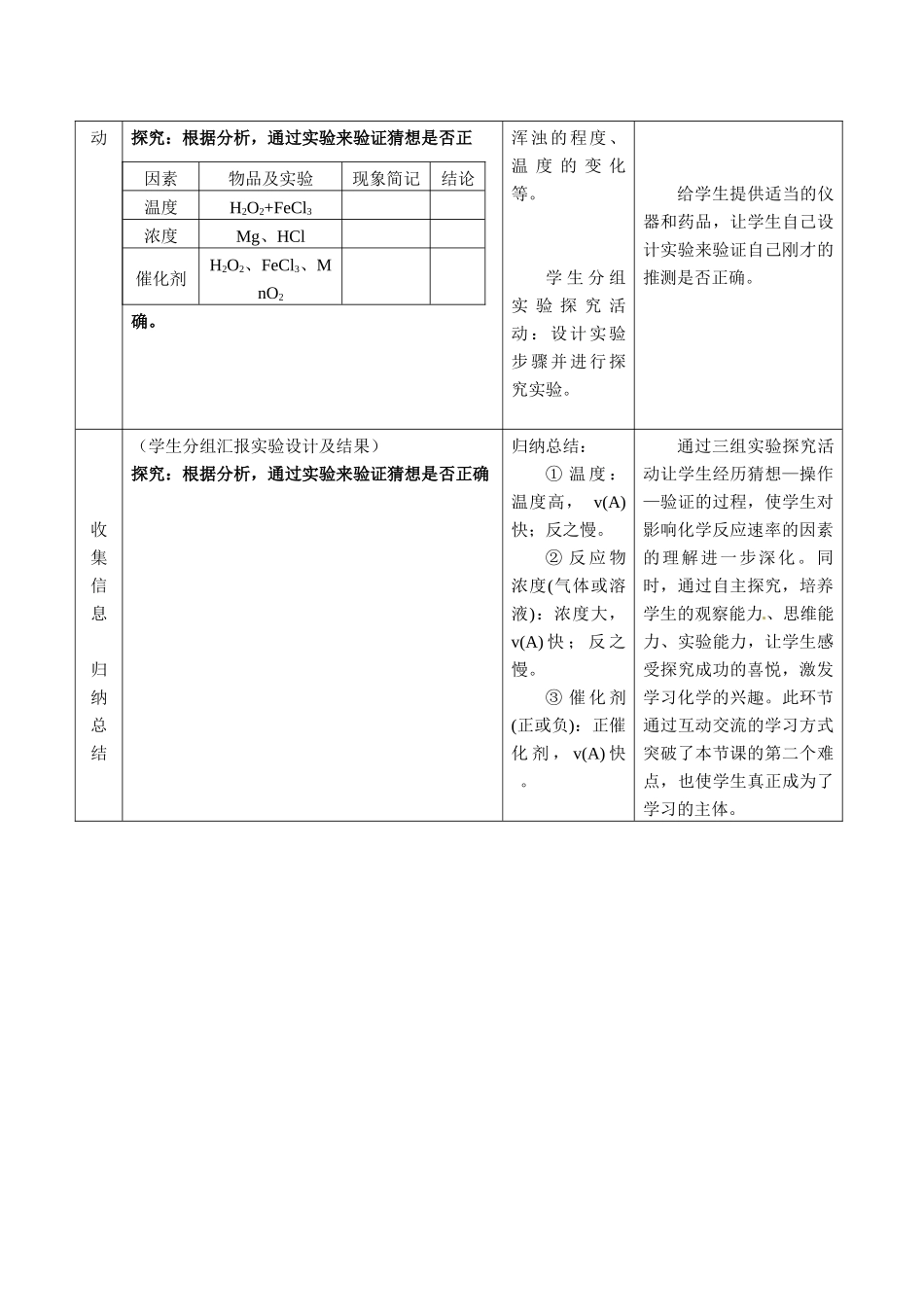 化学反应速率第一课时教案_第3页