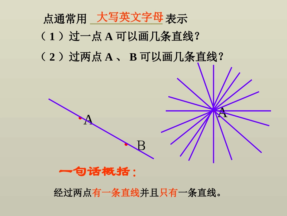 线段、射线、直线课件(人教新课标七年级上第一课时)_第2页