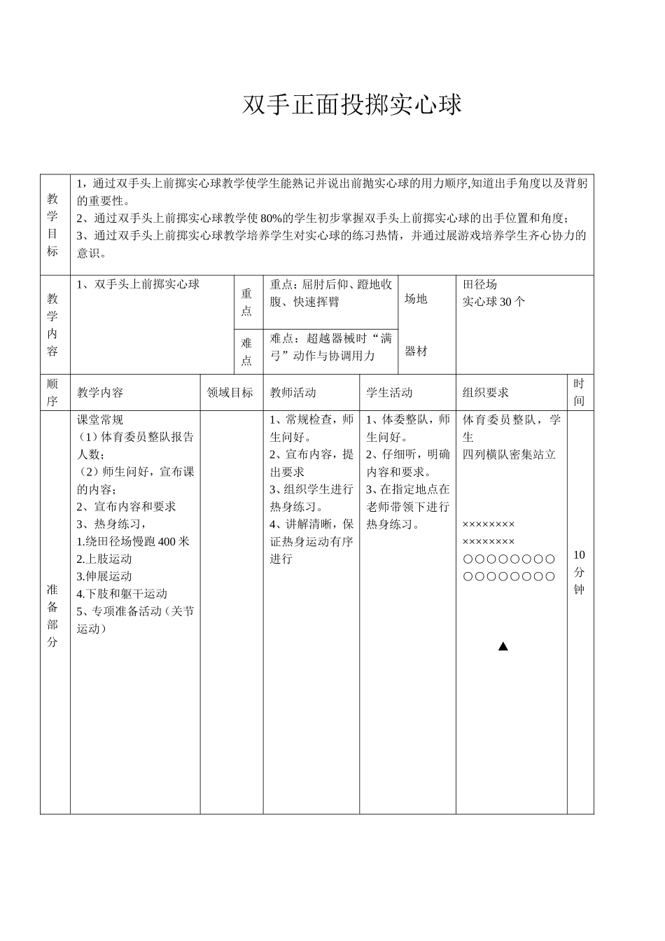 双手投掷实心球教案_第1页
