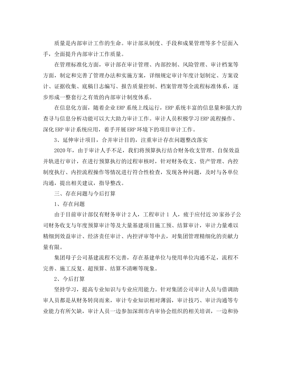 审计个人年度工作总结_第3页