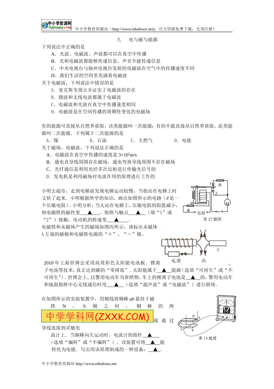 电与磁与信息与能源_第1页