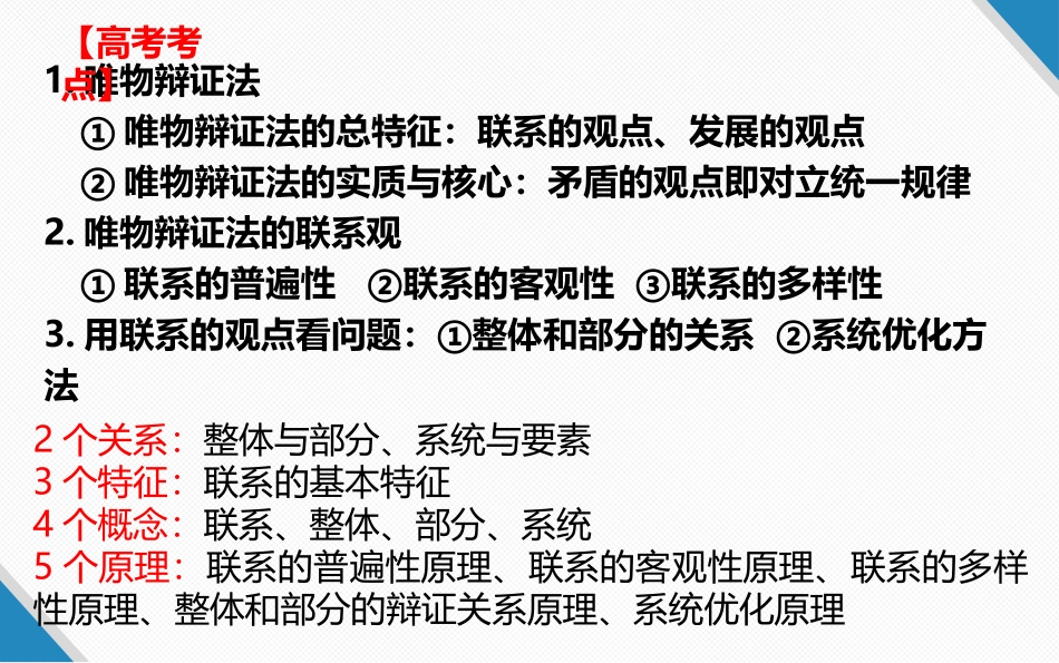 联系观、发展观复习（共47张PPT）_第2页