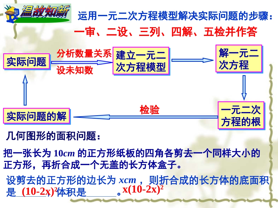 一元二次方程的应用（）_第2页