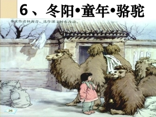 、冬阳童年骆驼队