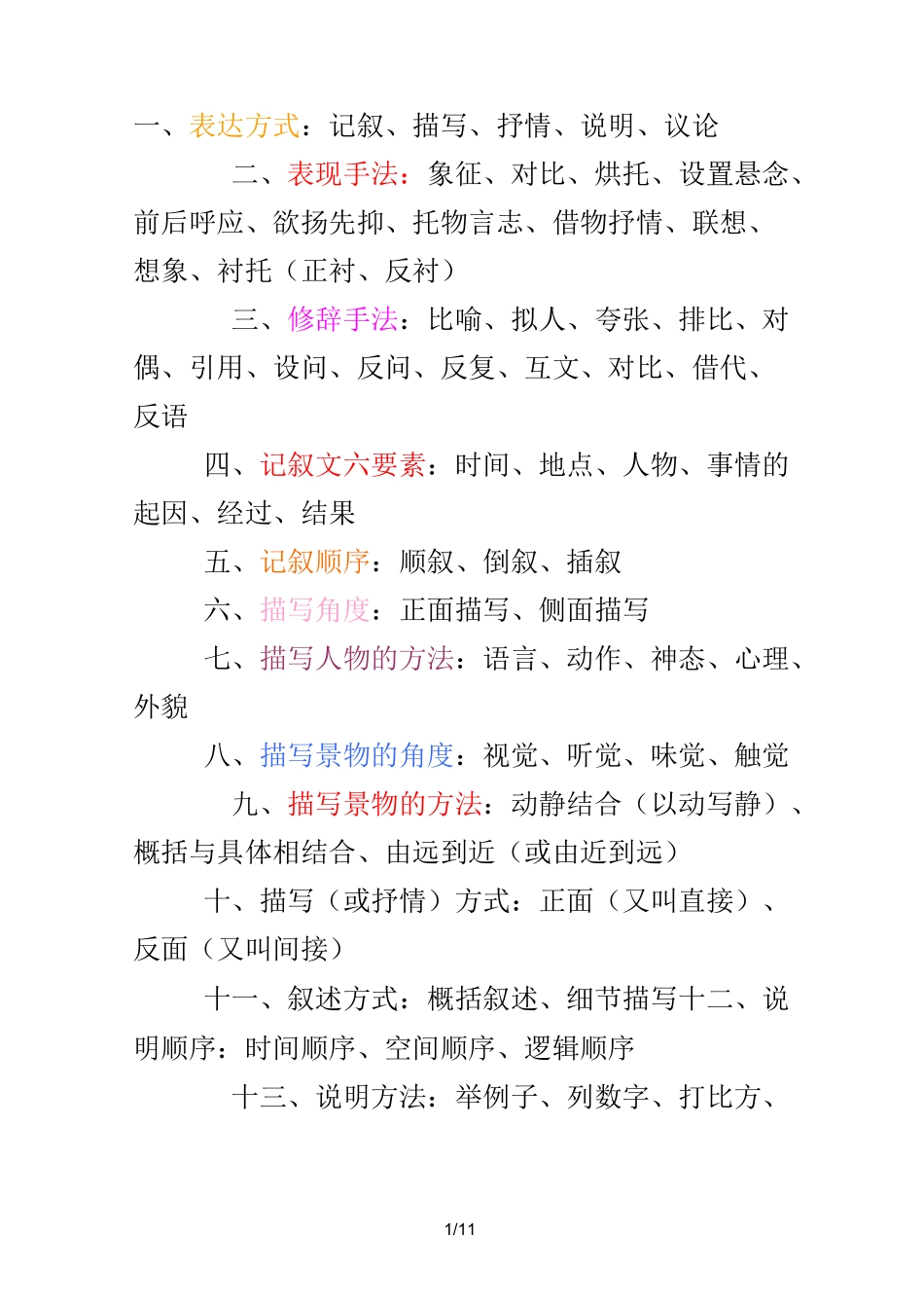 语文表达方式_第1页