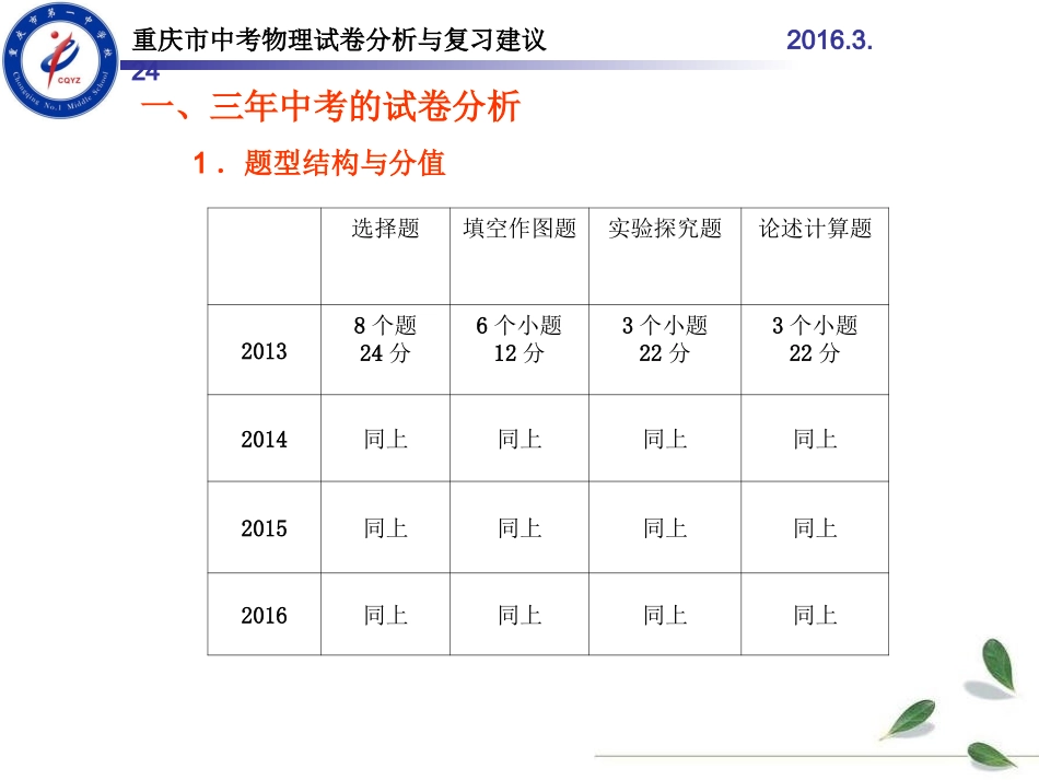 2016年中考复习会发言稿（晏福勇）(1)_第3页
