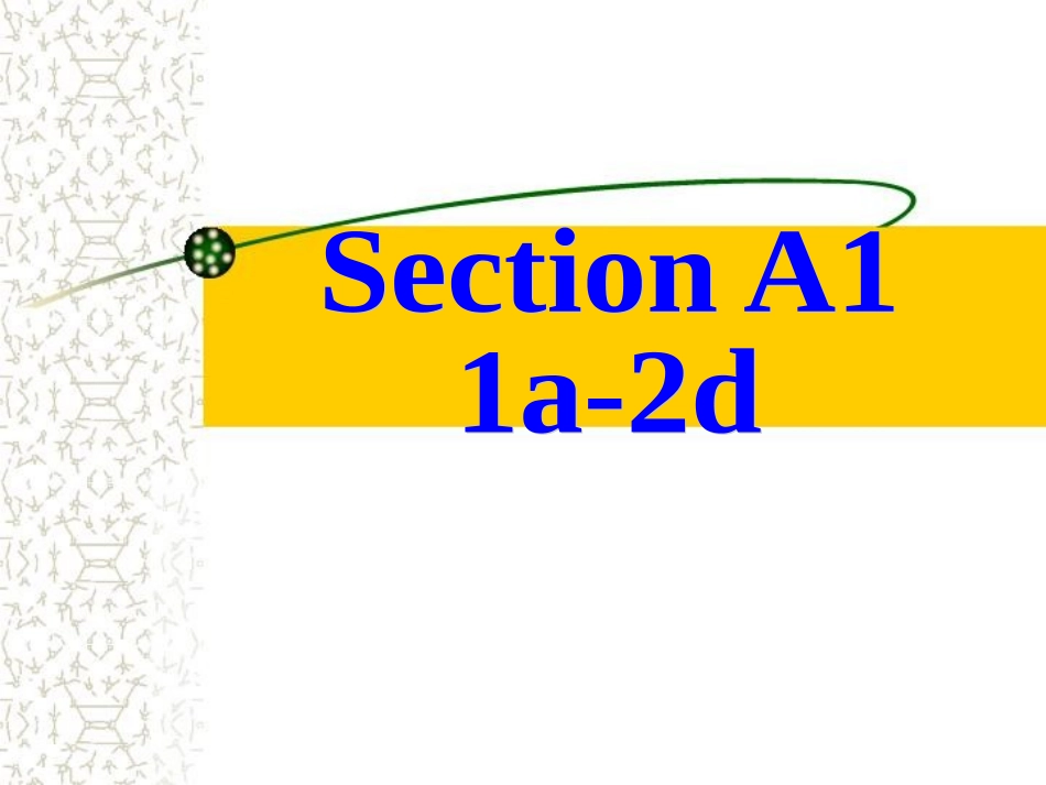 人教版七年级下课件Unit4SectionA1_第3页