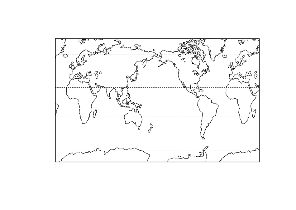 世界海陆分布图(可编辑)_第1页