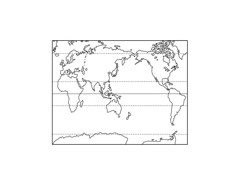 世界海陆分布图(可编辑)_第2页