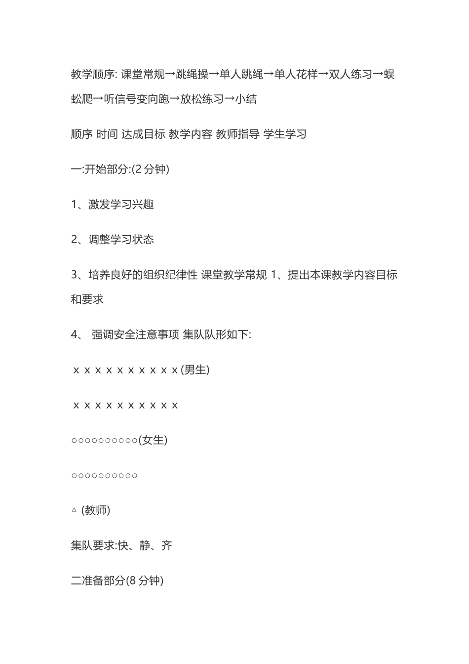 初中体育跳绳教案_第2页