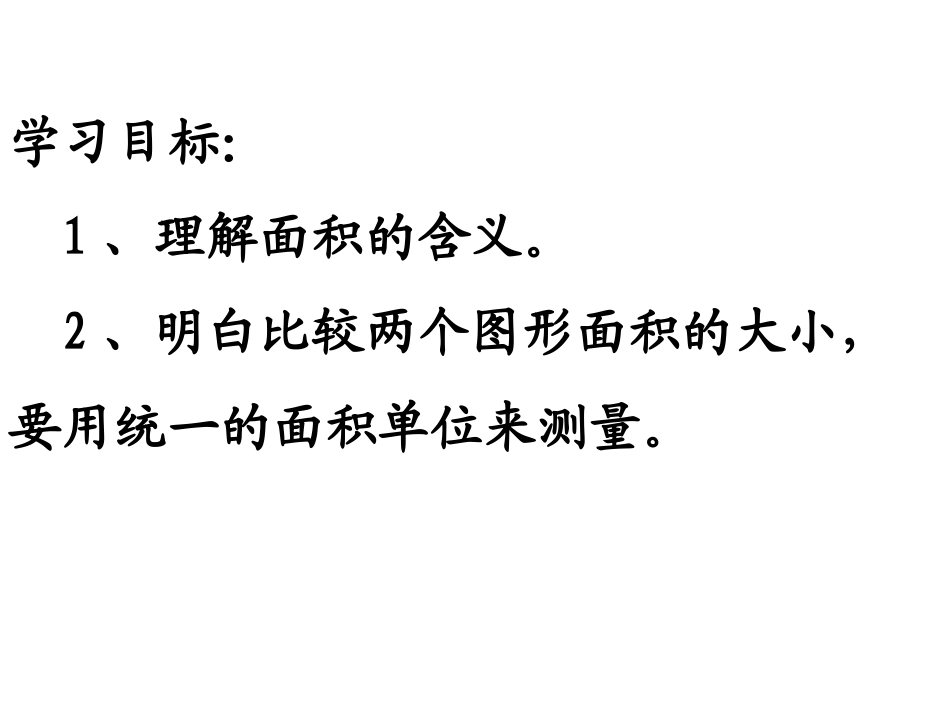 《面积的认识》课件宋焕玉_第2页