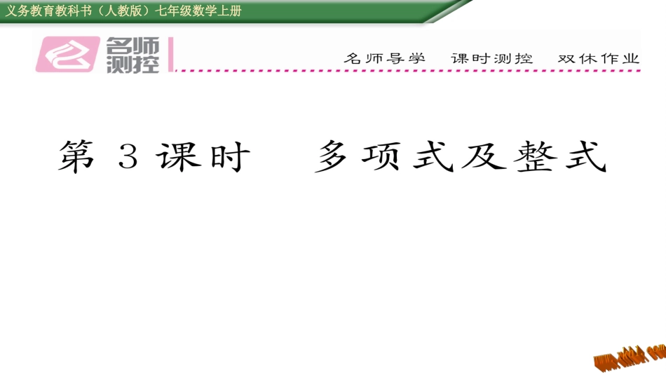 整式第课多项式及整式_第1页