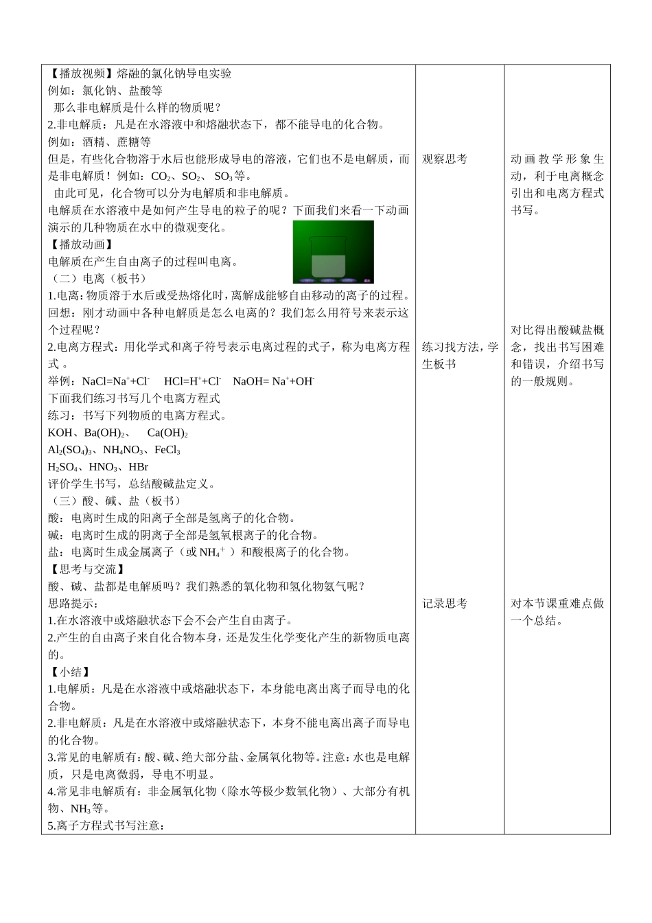 离子反应教学设计_第2页