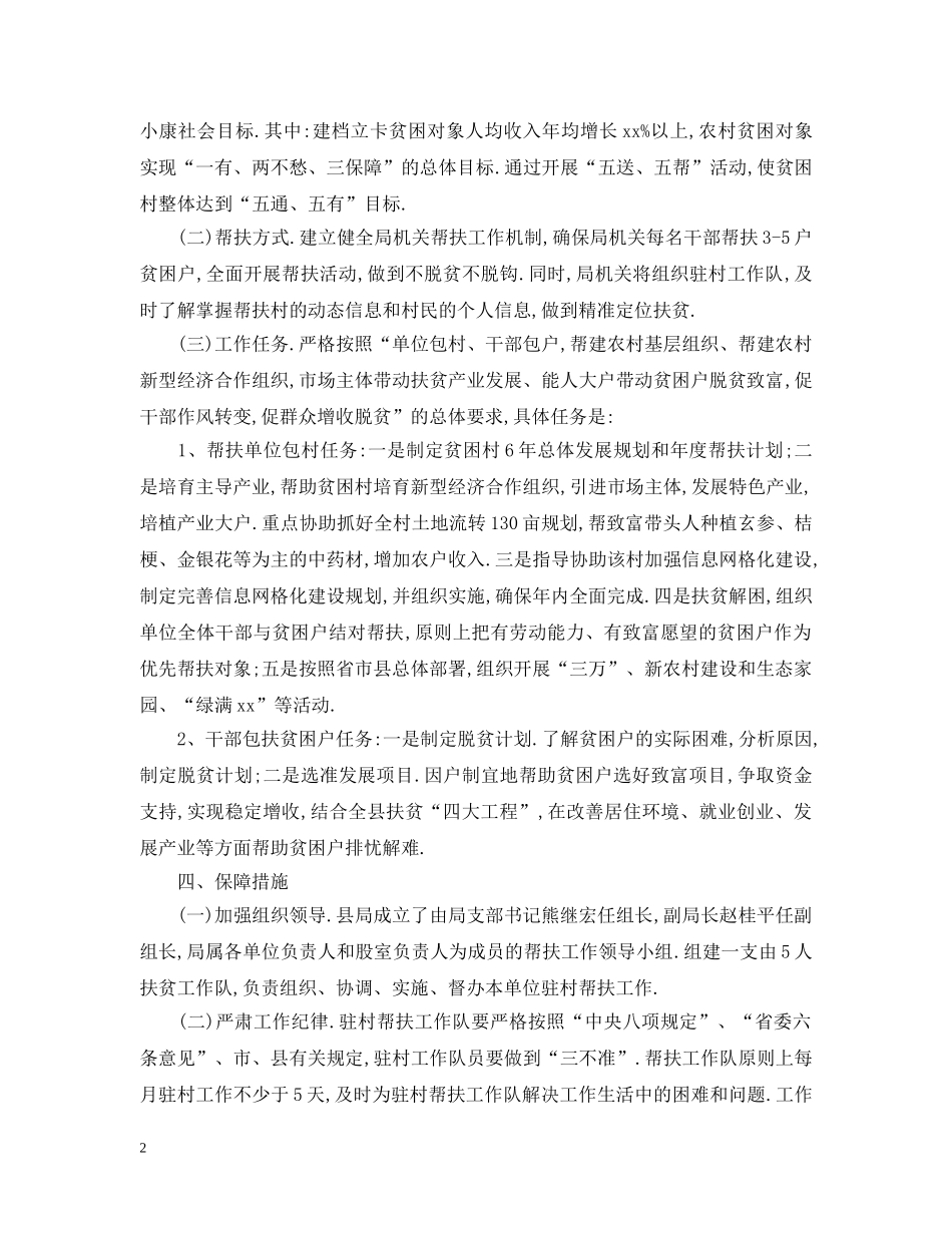 扶贫工作总结报告范文精选5篇 _第2页