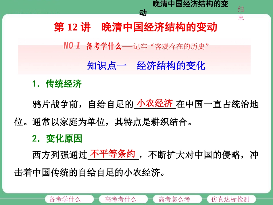 第12讲晚清中国经济结构的变动_第1页