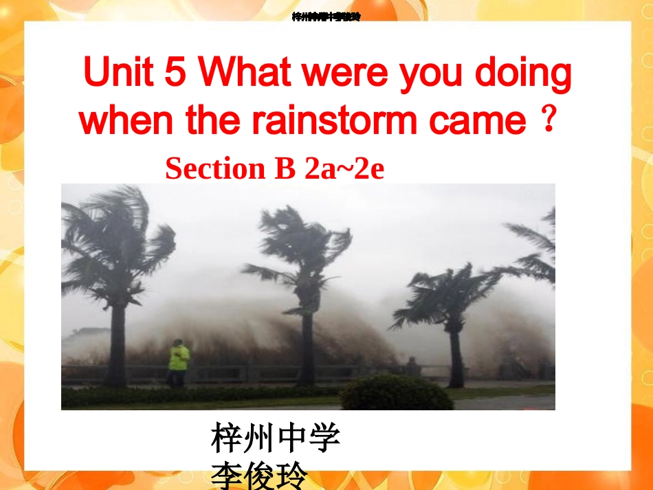 新目标英语八年级下第五单元第五课时SectionB2a--2e_第1页