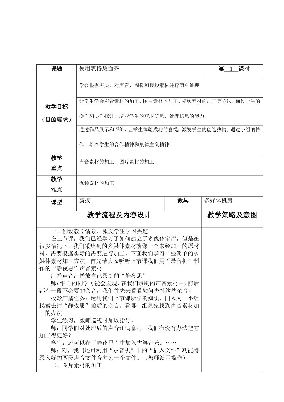 信息与技术使用表格版面齐_第1页