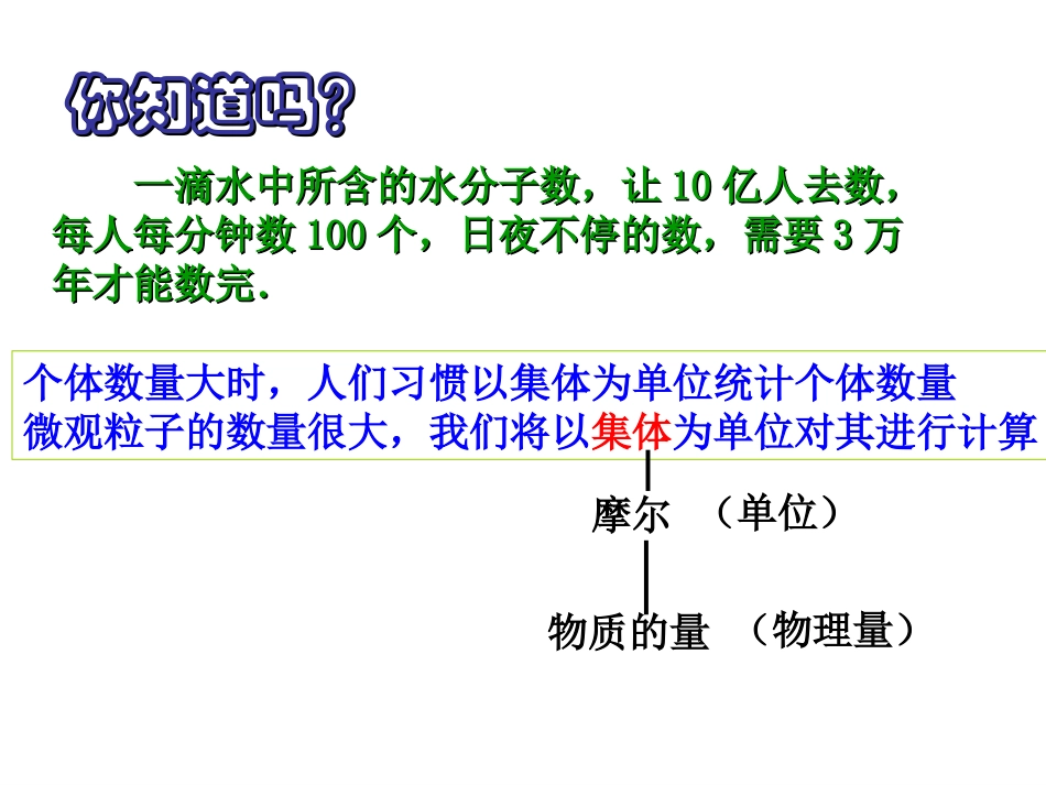 《化学计量在实验中的应用》课件_第3页