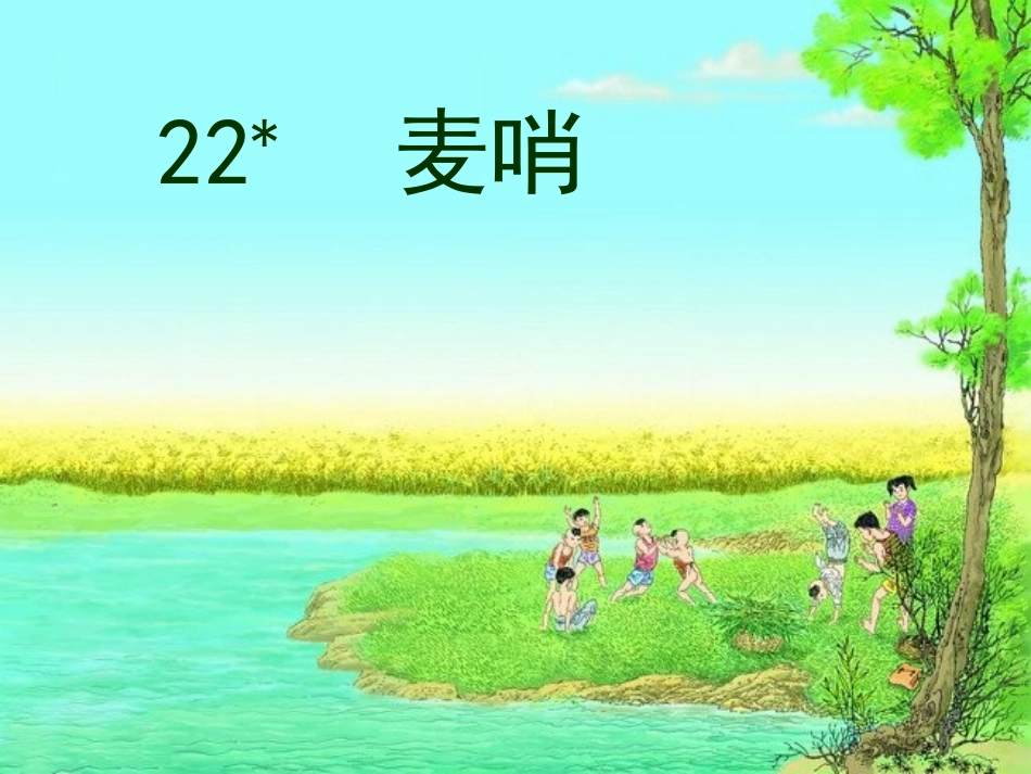 、麦哨-公开课课件_第1页