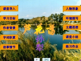 人教新课标版初中八上《芦花荡》课件