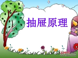 人教版（新）六下《抽屉原理》教学课件 (2)
