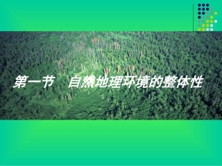 自然地理环境的整体性 (3)