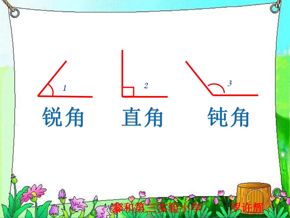 人教版小学四年级数学上册《角的分类》PPT (2)_第3页