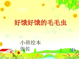 小班绘本张佐《好饿好饿的毛毛虫》