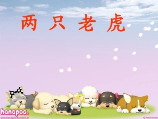演示文稿1两只老虎